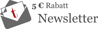 Melden Sie sich bei unserem Newsletter an und sichern Sie sich 5 € Rabatt ab 40 € Warenwert!