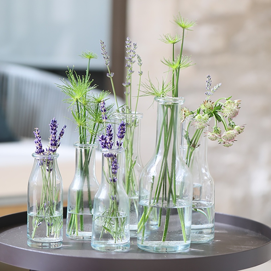 WMG Vase Milk aus Glas