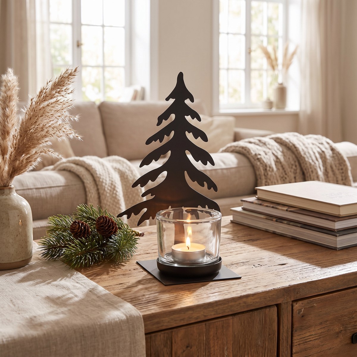 Windlicht Baum
